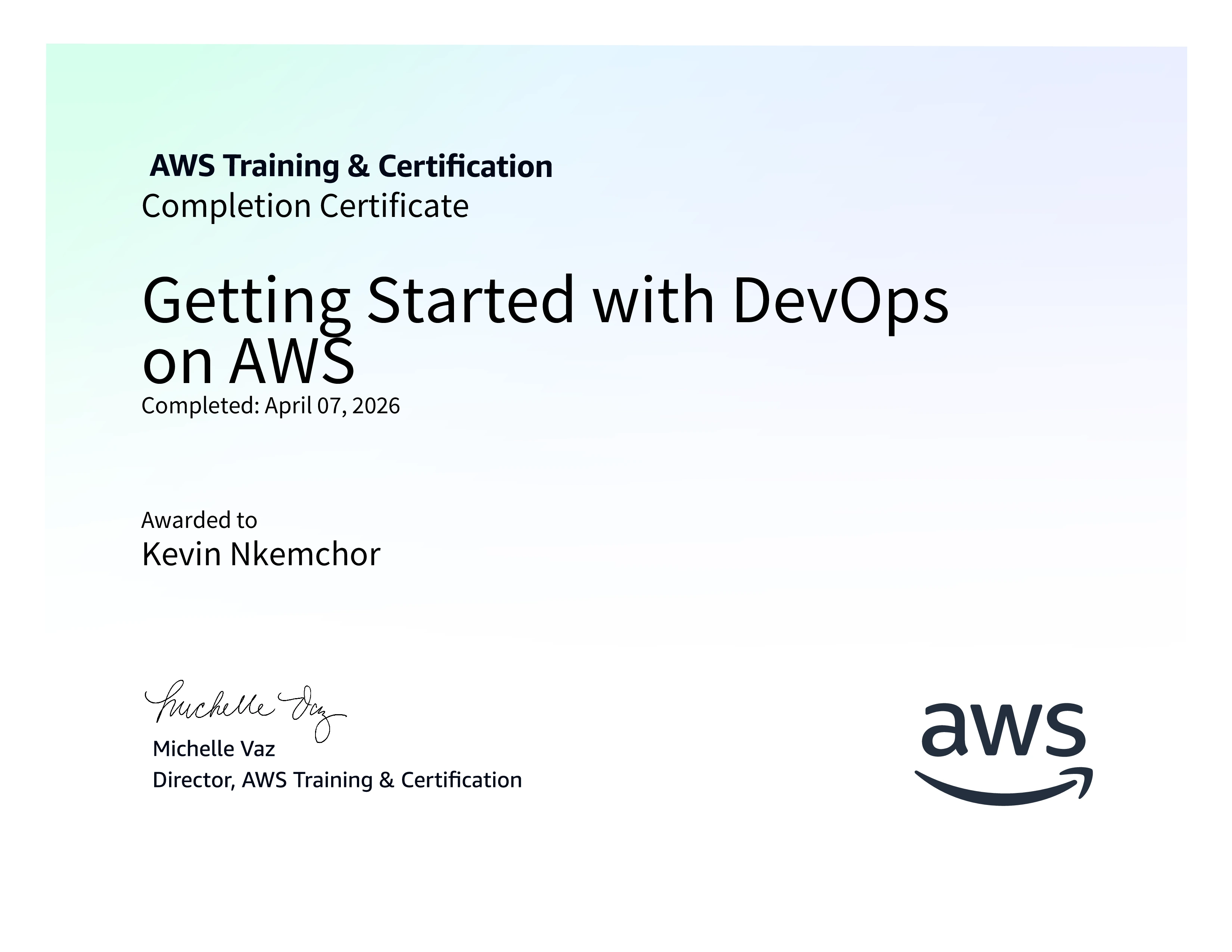 Getting Started with Devops On AWS